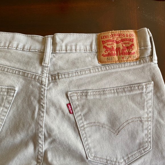 levi's 511 khaki mens